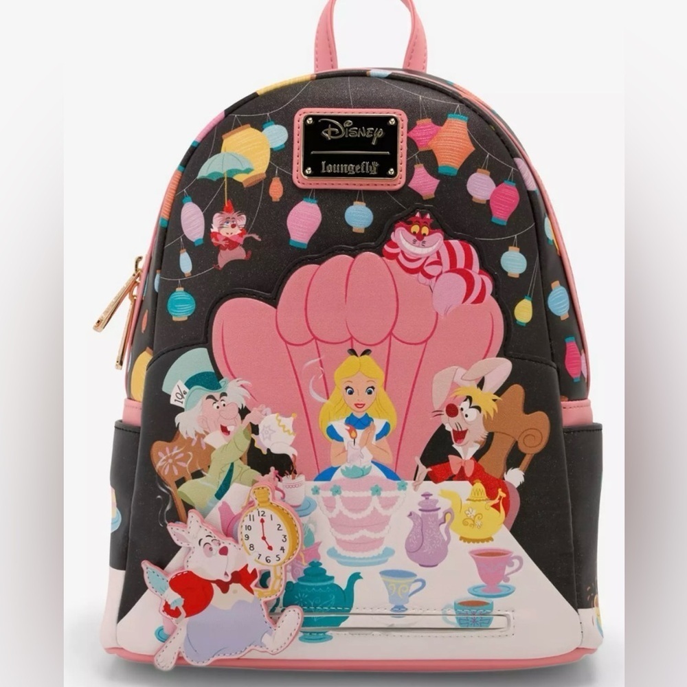 Loungefly Disney Alice in Wonderland Tea Party Unbirthday Backpack